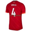 Maillot de Supporter Liverpool Virgil Van Dijk 4 Domicile 2021-22 Pour Homme